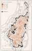 MICRONESIA. Bubelthuap. physical. WW2 ROYAL NAVY INTELLIGENCE MAP 1944 old