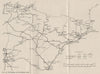 NORTH EAST SPAIN. Railways. Gauges. WW2 ROYAL NAVY INTELLIGENCE MAP 1944