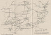 SOUTHERN SPAIN. Railways. Gauges. WW2 ROYAL NAVY INTELLIGENCE MAP 1944 old