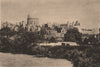 BERKSHIRE. Windsor Castle 1893 old antique vintage print picture