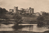 NORTHUMBERLAND. Alnwick Castle 1893 old antique vintage print picture