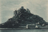 CORNWALL. St. Michael's Mount 1893 old antique vintage print picture