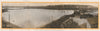 ONTARIO. Old Dam & Roadway from Canada to Ogden Island, Waddington, NY 1913 map