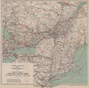 CANADA. Long Sault Water Power. Reference to Ontario, Quebec & USA 1913 map