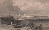 CARLISLE. View of the town. Cumbria. ALLOM 1839 old antique print picture