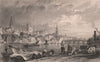 NEWCASTLE UPON TYNE. from new Chatham, Gateshead. Northumberland. ALLOM 1839