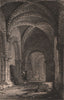 NEWCASTLE-UPON-TYNE. Interior of the Castle Chapel, Newcastle. ALLOM 1839
