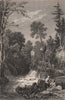 LAKE DISTRICT. The Mill on the Stock Ghyll, near Ambleside. Cumbria 1839 print