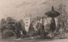 LAKE DISTRICT. Levens Hall, Westmoreland. Cumbria. ALLOM 1839 old print