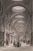 NEWCASTLE-UPON-TYNE. Royal Arcade, Newcastle. ALLOM 1839 old antique print