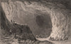 LAKE DISTRICT. Thrang Crag slate quarry, Great Langdale. Cumbria. ALLOM 1839