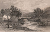 LAKE DISTRICT. Watenlath & the stream of Lodore. Cumbria. ALLOM 1839 old print