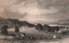 CUMBRIA. Dallam Tower, Near Milnthorp. ALLOM 1839 old antique print picture