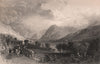 LAKE DISTRICT. Loweswater, from Water End, Cumberland. Cumbria. ALLOM 1839