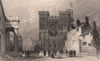NORTHUMBERLAND. The Castle, from the county court, Newcastle-Tyne. ALLOM 1839