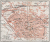 CREMONA. Vintage town city map plan. Italy 1924 old antique chart