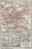 VICENZA. Vintage town city map plan. Italy 1924 old antique chart