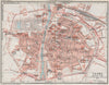 PARMA. Vintage town city map plan. Italy 1924 old antique chart