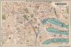 ABERDEEN. Vintage town city map plan. Scotland 1932 old vintage chart