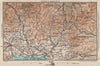 DUMFRIES & GALLOWAY. Vintage map plan. Cheviot Hills. Scotland Carlisle 1932