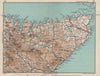 NW SCOTLAND. Sutherland & Caithness. Vintage map plan. Scotland 1932 old