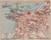 BIARRITZ. Vintage town city map plan. Pyrénées-Atlantiques 1933 old