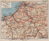 PAYS BASQUE FRANÇAIS. Bayonne Biarritz Cambo. Pyrénées-Atlantiques 1933 map