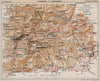 ANDORRE & CERDAGNE. Soldeu. Vintage topo-guide. Andorra 1933 vintage map