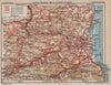 PYRÉNÉES-ORIENTALES LITTORAL.Quillan Perpignan Canigou Amélie-les-Bains 1933 map