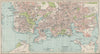 PLYMOUTH. Vintage town map plan. Devonport Stonehouse Morice Town Stoke 1930