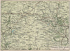 DARTMOOR SOUTH. Ashburton Buckfastleigh Yelverton. Vintage map plan. Devon 1930