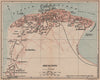 ARCACHON. Vintage town city map plan. Gironde 1921 old antique chart