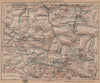 CAUTERETS ET GAVARNIE. Vintage topo-guide. Hautes-Pyrénées 1921 old map