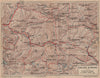 VAL D'ARAN.Vielha Bossost Es Bordes.Vintage topo-guide.Catalan Pyrenees 1921 map