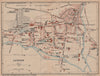 LUCHON. Vintage town city plan. Haute-Garonne 1921 old antique map chart
