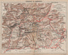ANDORRE & CERDAGNE. Soldeu. Vintage topo-guide hiking map. Andorra 1921