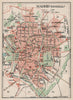 MADRID. Vintage town city map plan. Spain 1930 old vintage chart