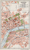 SOLEURE. Vintage town city map plan. Switzerland 1948 old vintage chart