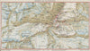 ZERMATT & ENVIRONS.Matterhorn Breuil-Cervinia Dent Blanche.Switzerland 1948 map