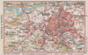 BERNE BERNE ENVIRONS. Bümpliz Ostermundigen. Vintage map. Switzerland 1948