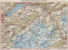 INTERLAKEN-GRINDELWALD-GLETSCH. Brienz Axalp Jungfrau Wengen Mürren 1948 map