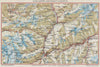 ENGELBERG ANDERMATT DISENTIS-SEDRUN. Uri Grisons Berne. Vintage map 1948