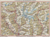 LUKMANIER & SAN BERNARDINO PASSES. Olivoire Biasca Mesocco Nava Ticino 1948 map