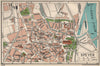 SPEYER. Vintage town city map plan. Germany 1933 old vintage chart