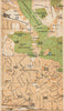 LONDON NW. Hampstead Heath Golders Green Finchley Road West End Lane 1927 map