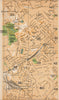 LONDON N. Kentish Town Archway Highgate Cemetery Tufnell Park Holloway 1927 map