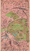LONDON NW. Regent's Park Marylebone Primrose Hill St John's Wood 1927 old map