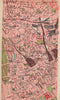 LONDON C. Euston King's Cross Fitzrovia Bloomsbury Somers/Camden Town 1927 map