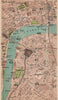 LONDON C. Lambeth Waterloo Covent Garden Southwark Blackfriars Holborn 1927 map