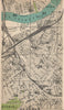 LONDON S. Clapham North Stockwell Wandsworth Road 9 Elms Battersea Park 1927 map